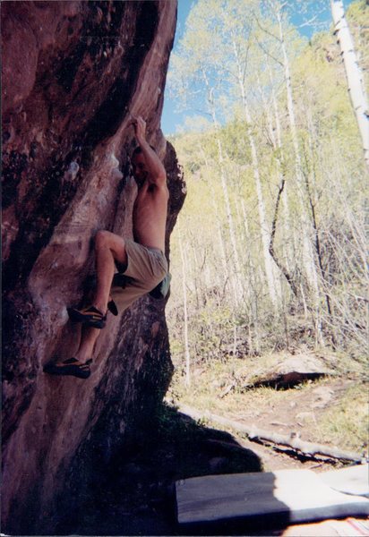 I can't believe these holds are still here. Awesome problem.