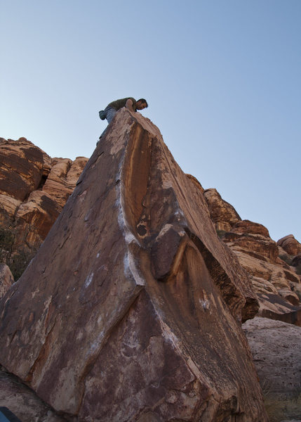Climb the left arête