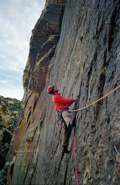 Starting 2nd pitch. 11 Dec '11. Photo: Adam Therneau.