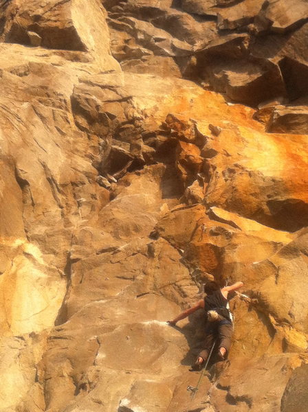 Working up to the first crux