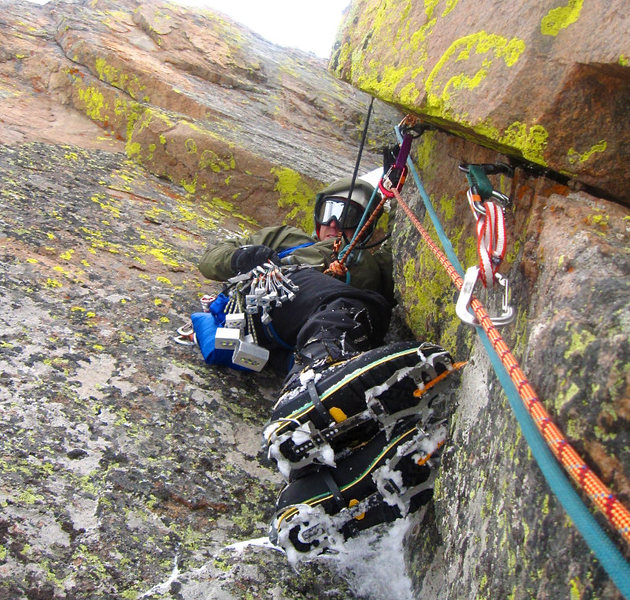 Chad Volk on P1 of Butterfingers. It was a cold morning.