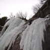 Climbing at Firehouse Falls in Vail CO.  With Mike C. 12-19-2011