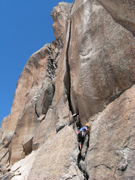 Josh leading a pitch on Clemenzo. The OW looked intimidating, but I think we went to the left.