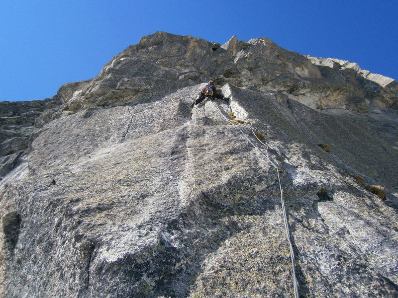 Brilliant stemming on pitch three of Schwoabaweg