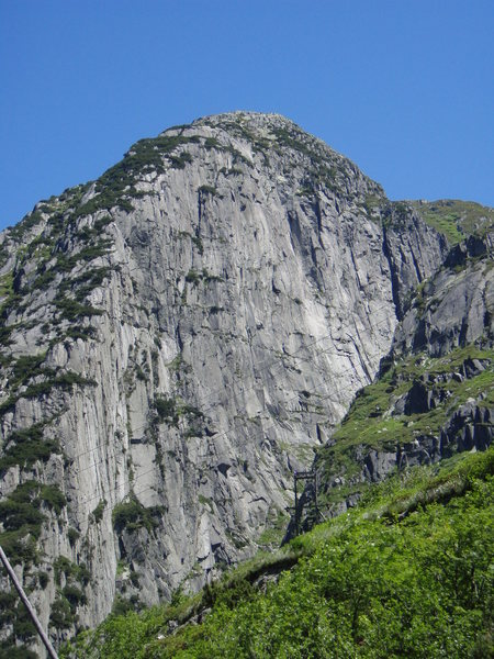 The impressive Teufelstal wall near Andermatt (as seen from the north)