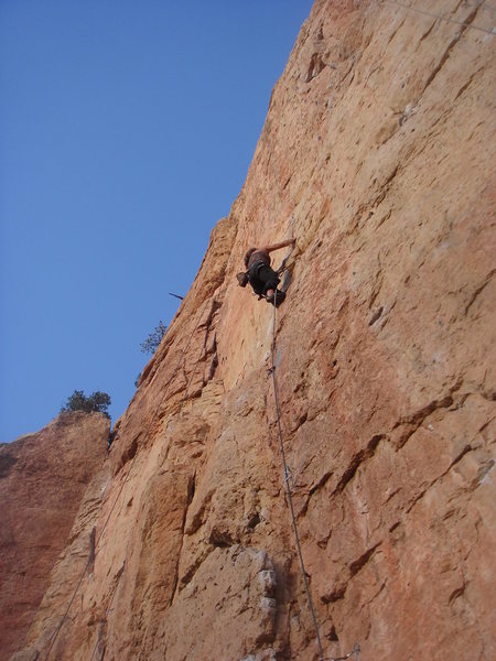 Nan cruising the lower section.