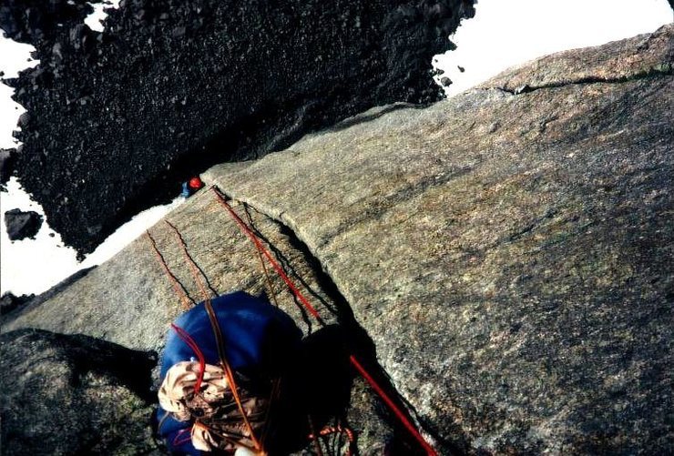 Looking down splitter P5 of Pipeline