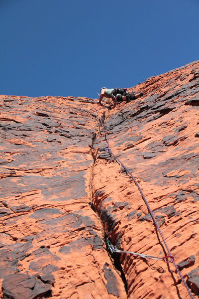 Crack on pitch 1.