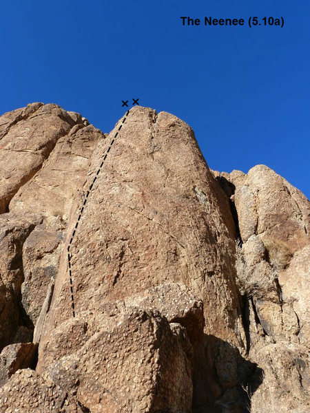 The Neenee (5.10a), Joshua Tree NP