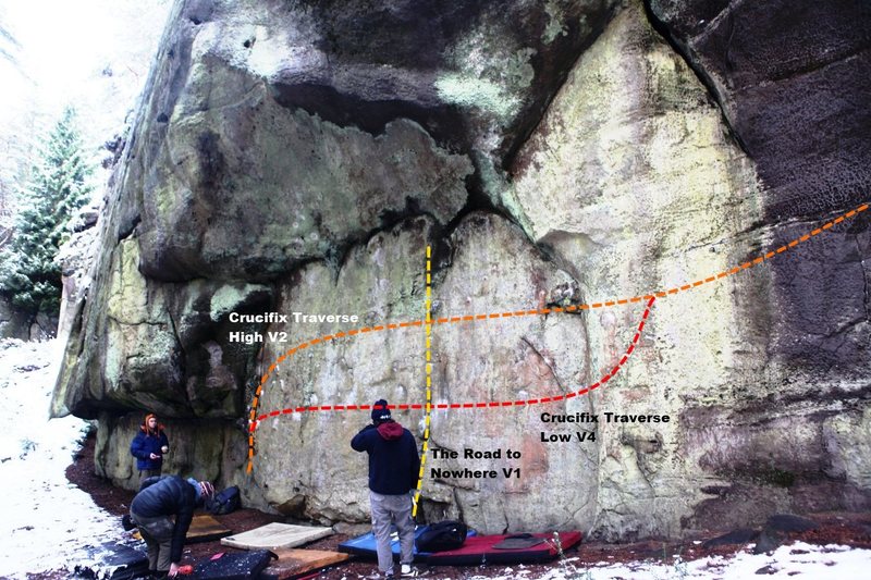 Undercling wall Right Topo