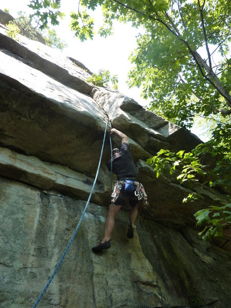 about to enter the crux