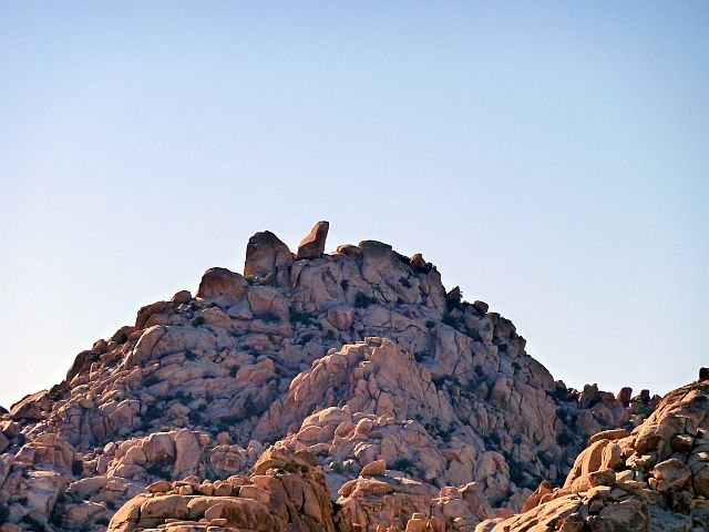 The Ivory Tower from Indian Cove, Joshua Tree NP