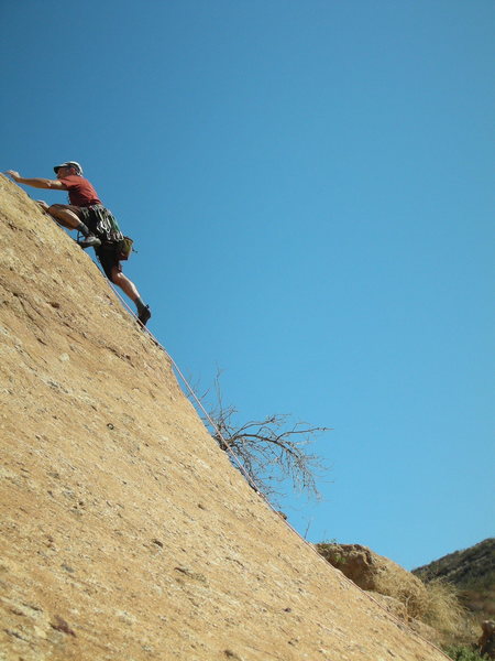Past the steep moves on "Sexy Tractor'" on The Chicken at Texas Canyon.