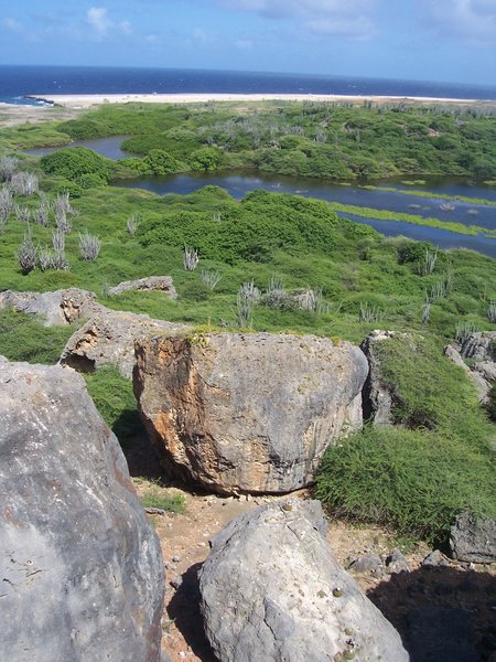 Hill Side boulders provided numerous routes and great quality rock.