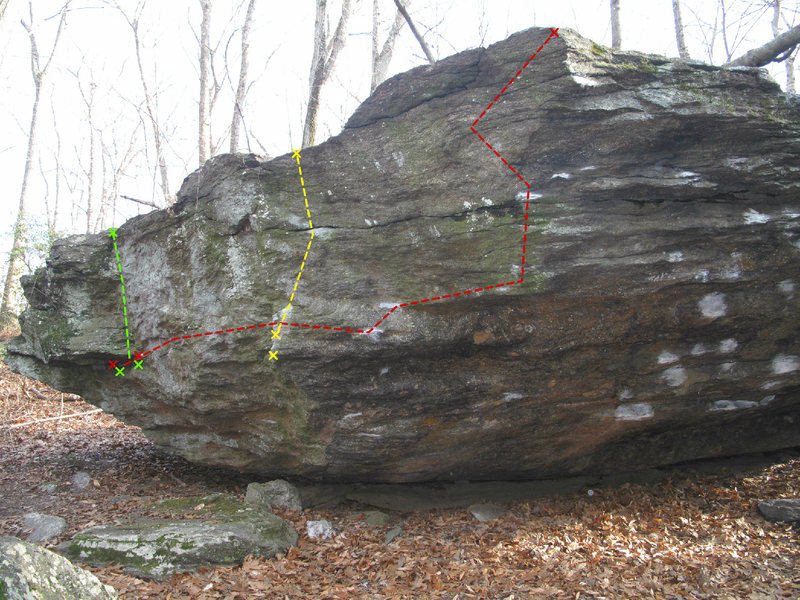 V6 Traverse in Red