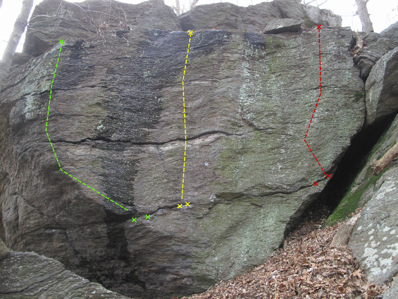Pictured in Yellow.