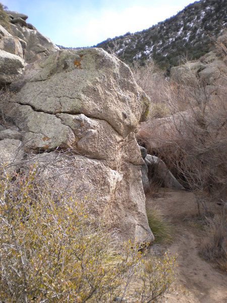 The Knobby boulder - view #2