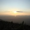 Sunset from the top of the Barren-Chairback range along the Appalachian Trail in Maine.