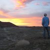 Sunset in the Dutch Flats Desert in Utah.
