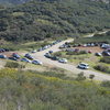 A really busy day at the parking area for Echo Cliffs and the Mishe Mokwa Trail.