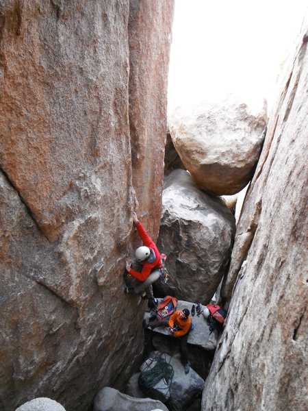Mark Collar getting "In the Pit" 5.10a
