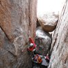 Mark Collar getting "In the Pit" 5.10a