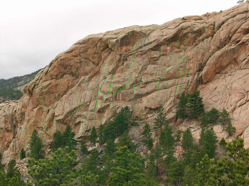 Routes on the Curl circa 2003