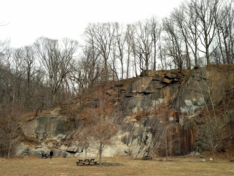 The whole main wall at Alapocas, including the left section.