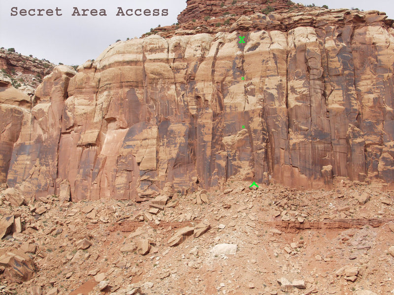 Location for Secret Area Access