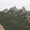 The Minarets of Whacky Ridge as seen looking NE of Friend Creek Pinnacle 