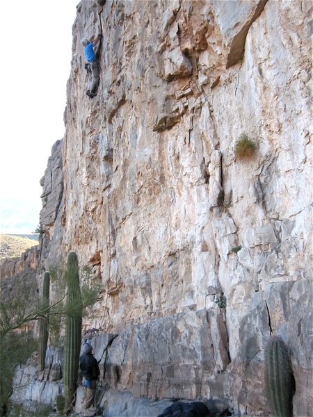 Jimbo getting a final route in on Saturday.