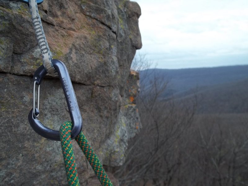 The view from a ledge near the top. What a beaut!