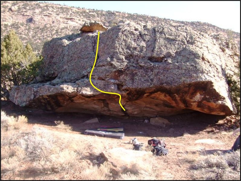 Helmet of Vader problem on the Moonshine Boulder.