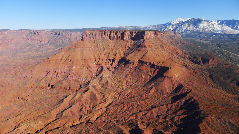 view toward the La Sals