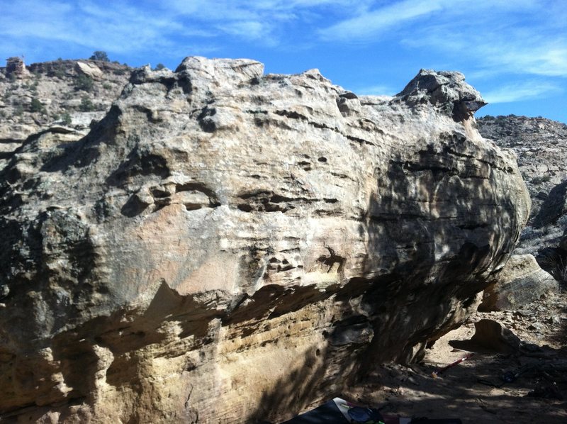 Up a Creek Boulder.