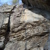 Great 5.6 with all the different kinds of rock to navigate!