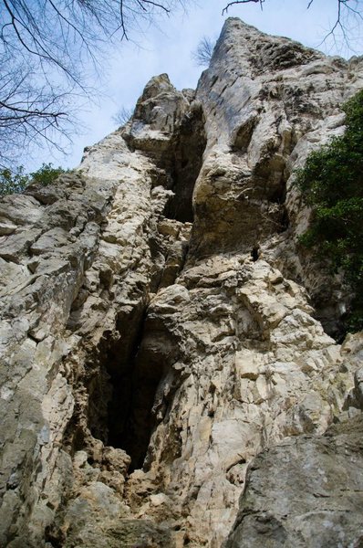 Photo of the start area and majority of wall.