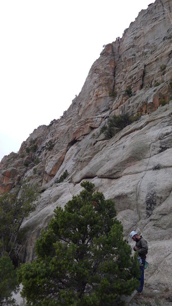 Chris about to do some slab prancing.