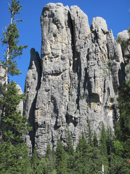 Spire 4 North Face<br>
M. McNeil photo