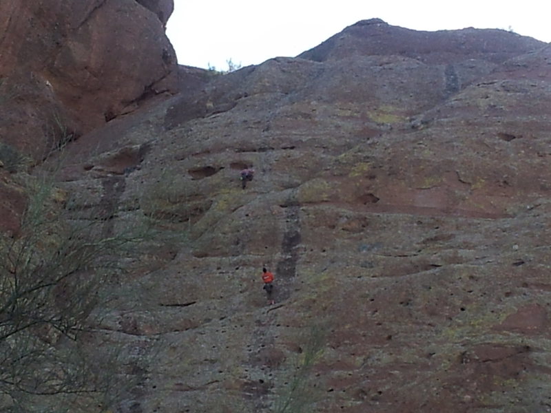 Lauren leading the second pitch