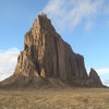 Shiprock after the storm clears