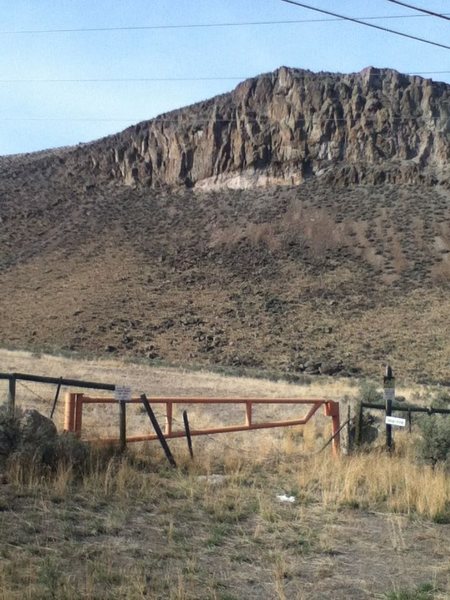 Access Gate to Prickly Pear Canyon