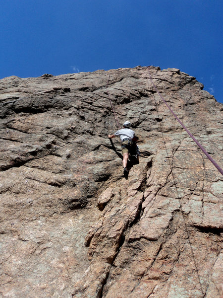 Doug about to move onto the face.