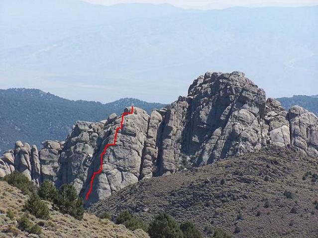 Another route we did a few years back. Kind of a pain to get to byt fun climbing.