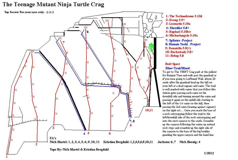 Printable Topo. Grades and approach info are incorrect....for now. Will update when I have time.