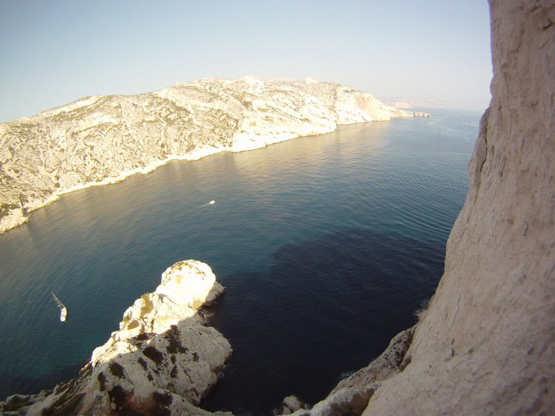 Climbing over the sea