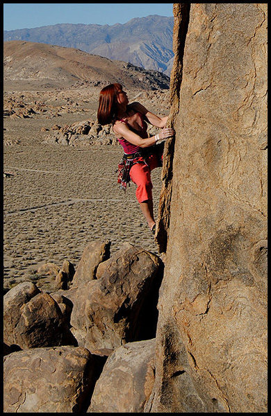 Aerili on "The Hanged Man".<br>
Photo by Blitzo.