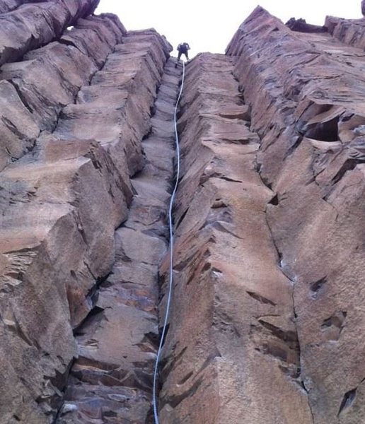 Brother rapping down Sunshine Wall (or somewhere near Sunshine Wall)