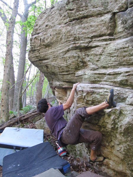 Jonathan on "Physical Therapy" on the Contrast Boulder.