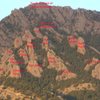Added text identifying formations on Dinosaur Mountain.